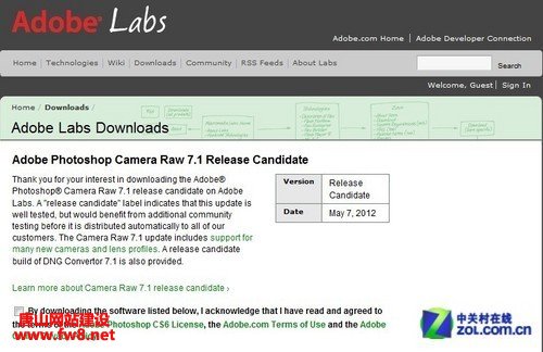AdobePhotoshop Camera Raw 7.1 
